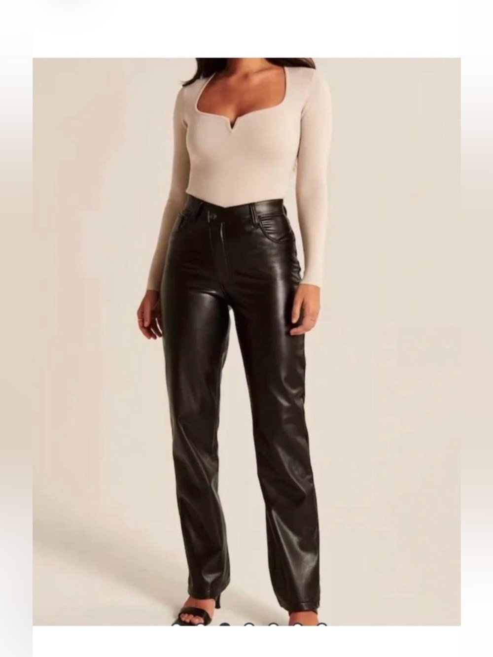Abercrombie & Fitch Curve Love The 90's Straight Ultra High Rise Pants Size 12